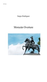 Morazan Overture for full Symphony Orchestra Orchestra sheet music cover